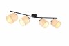 Lampa sufitowa plafon pleciona kolor naturalny 4-płomienna owalna boho rystykalna industrialna minimalistyczna nad stół do salonu sypialni AIMEE R81854036 Rl